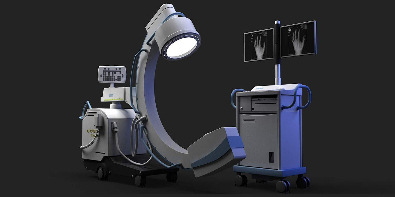 Laser-equipped C-Arm for fracture surgery